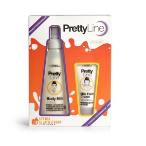 Donkey Milk Beauty Box , Crema de fata Anti-Imbatrinire + Fluid de corp Elasticizant cu Efect de Matase