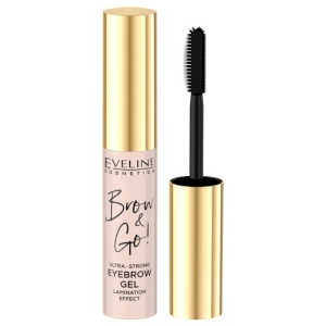 Gel de sprancene Eveline Brow & Go Ultra Strong cu efect de laminare - Img 1