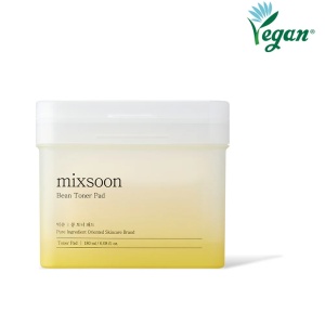 Mixsoon - Bean Toner Pad - Pad-uri hidratante pentru față cu extract de soia