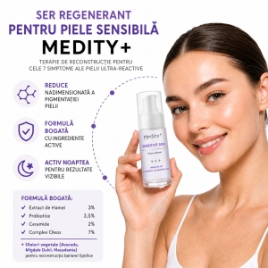 Ser regenerant pentru piele sensibila Medity+
