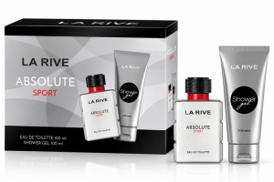 Set cadou La Rive Absolute Sport - Apa de toaleta 100 ml si gel de dus 100 ml