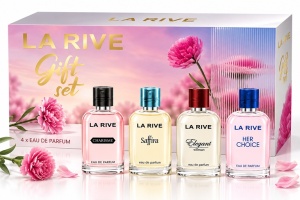 Set cadou La Rive pentru femei - 4 x 30 ml, Charisme, Saffira, Elegant Woman si Her Choice