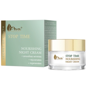 Stop Time - Nourishing night cream - Crema de noapte cu colagen marin pentru ten uscat si matur
