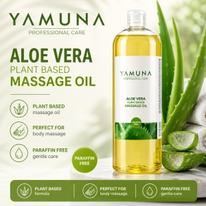 Ulei de masaj cu ALOE VERA -Yamuna 1 L - Img 2