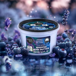 Unt de corp pentru somn linistit Organic Shop cu lavanda, afine si melatonina - 250 ml - Img 4