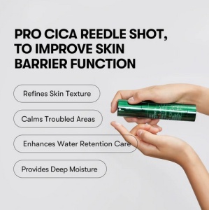 VT Cosmetics - Pro Cica Reedle Shot 100 - Ser booster facial cu microace pentru efect calmant și regenerant - Img 4