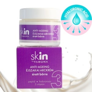 YAMUNA skIN – Crema de noapte cu Acid Hyaluronic pentru ten matur