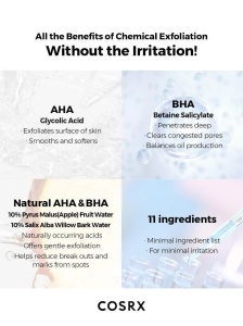 AHA/BHA Clarifying Treatment Toner COSRX – toner exfoliant și echilibrant - Img 9