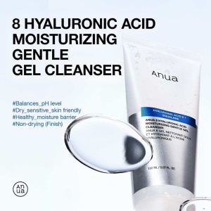 Anua - 8 Hyaluronic Acid Moisturizing Gentle Gel Cleanser - Gel facial hidratant cu acid hialuronic, 150 ml - Img 8