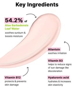 COSRX – Aloe 54.2 Aqua Tone-Up Sunscreen SPF50+ PA++++ – Crema solara cu aloe si efect tone-up - Img 2