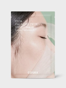 COSRX – Pure Fit Cica Calming True Sheet Mask – Masca calmanta intensiva pentru pielea sensibila