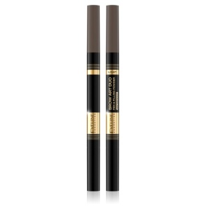 Creion pentru sprancene, waterproof Eveline Brow Art Duo 2 in 1 - Light - Img 2