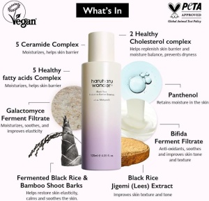 Haruharu Wonder - Black Rice Probiotics Barrier Soothing Essence - Esenta faciala cu probiotice si extract de orez, 120 ml - Img 5