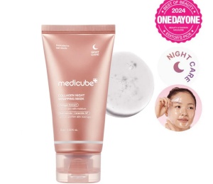 Medicube - Collagen Night Wrapping Peel Off Mask - Masca faciala de noapte cu Colagen pentru Fermitate si Hidratare Intensa - Img 9