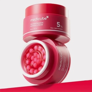 Medicube - TXA Niacinamide Capsule Cream - Crema de fata cu capsule hidratante, 55 g - Img 3