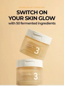 Numbuzin – No.3 Radiance Glowing Jumbo Essence Pad – Dischete faciale pentru luminozitate si hidratare – 70 buc - Img 2
