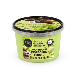 Spuma de corp Organic Shop Fudge Ultra Soft cu fistic - 250 ml