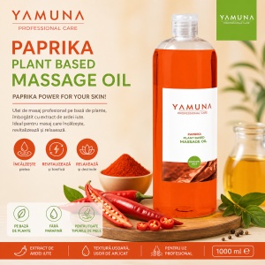 Ulei de masaj Anticelulitic cu Paprika Yamuna 1 L