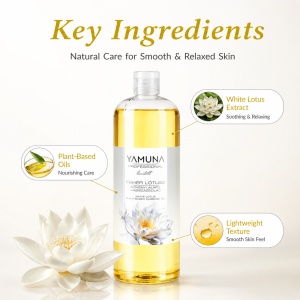 Ulei de masaj LOTUS ALB – Yamuna 1L