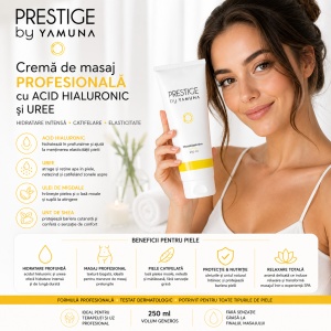 YAMUNA Prestige - Crema hidratanta de masaj cu acid hialuronic 250 ml
