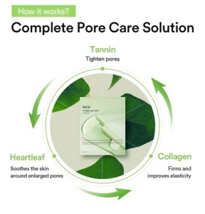 Abib – Collagen Gel Mask Heartleaf Jelly – Masca hidrogel calmanta cu Heartleaf si colagen vegan – 35 g - Img 9