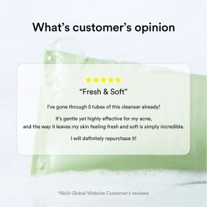 Abib - Acne Foam Cleanser Heartleaf - Spumă de curățare pentru ten acneic, cu Heartleaf - Img 11