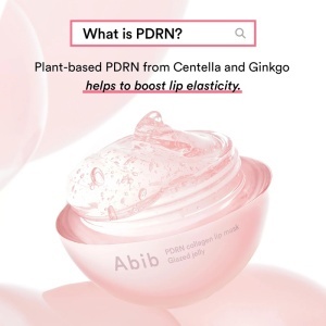 Abib - PDRN Collagen Lip Mask Glazed Jelly - Mască de buze cu colagen, acid hialuronic și ulei de orez - Img 10