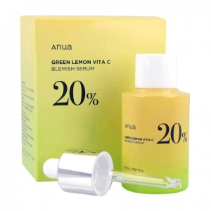 Anua - Green Lemon Vita C Blemish Serum - Ser facial iluminator cu vitamina C și lămâie verde