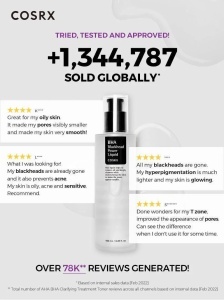 BHA Blackhead Power Liquid COSRX – exfoliant lichid cu BHA și niacinamidă - Img 5