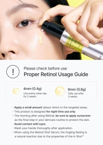 Celimax - The Vita-A Retinol Shot Tightening Serum - Ser facial cu retinol 0,1%, peptide și pantenol - Img 3