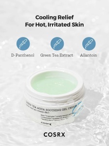 COSRX – Hydrium Green Tea Aqua Soothing Gel Cream – Gel-crema racoritor cu ceai verde pentru hidratare si calmare - Img 5