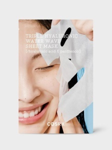 COSRX – Hydrium Triple Hyaluronic Water Wave Sheet Mask – Masca-servetel cu triplu acid hialuronic - Img 1