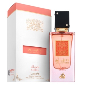 Eau de Parfum Lattafa, ANA ABIYEDH CORAL, Noi, 60 ml