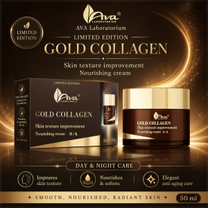 Gold Collagen - Crema nutritiva cu colagen pentru fermitatea pielii - Img 3