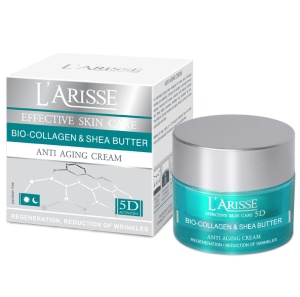 L'arisse - Anti-wrinkle cream - Crema anti-aging pentru varsta 55+ cu Bio-colagen si Unt de Shea - Img 2