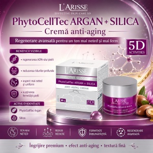 L'arisse - Anti-wrinkle cream - Crema anti-aging pentru varsta 70+ cu PhytoCellTec Argan si Silica - Img 3