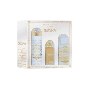 Lattafa SET LATTAFA BADEE AL OUD HONOR 3 PCS Apă de parfum 100 ml, parfum unisex