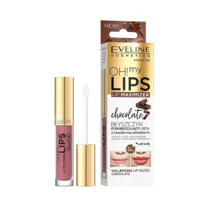 Luciu de buze cu efect de marire Eveline Oh! My Lips Lip Maximizer Chocolate