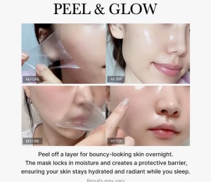 Medicube - Collagen Night Wrapping Peel Off Mask - Masca faciala de noapte cu Colagen pentru Fermitate si Hidratare Intensa - Img 6