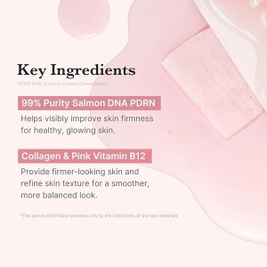 Medicube - PDRN Pink Vita Coating Mask - Masca pentru hidratare si stralucire, 22 g - Img 3
