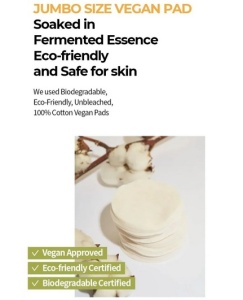 Numbuzin – No.3 Radiance Glowing Jumbo Essence Pad – Dischete faciale pentru luminozitate si hidratare – 70 buc - Img 9