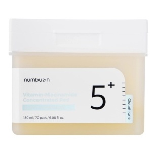 Numbuzin - No.5 Vitamin - Niacinamide Concentrated Pad - Dischete cu toner concentrat cu Niacinamide si Vitamine, 70 buc