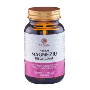 Premium Magneziu Bisglicinat - 60 tablete