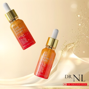 Ser Premium Vitamina C 24K Gold, antioxidant pentru luminozitate si fermitate Doctor NL - Img 2