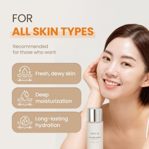 TIRTIR - Milk Skin Toner - Moisturizing Toner with Rice Extract - Toner hidratant cu extract de orez, 150 ml - Img 4