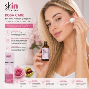 YAMUNA skIN - Rosa Care - ser anti-rozacee cu extract de castan indian
