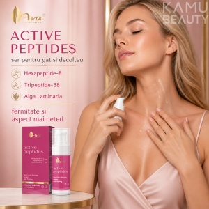 Active Peptides serum - Ser cu peptide pentru gat si decolteu cu efect de fermitate