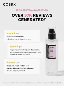 AHA 7 Whitehead Power Liquid COSRX – exfoliant lichid cu AHA 7 % pentru ten luminos și curat - Img 4