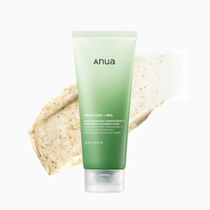 Anua - Heartleaf Quercetinol Pore Deep Cleansing Foam – Spumă facială de Curățare Profundă pentru ten mixt și gras