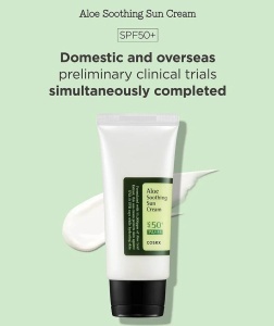 COSRX – Aloe Soothing Sun Cream SPF50+ PA+++ – Crema de protectie solara cu aloe - Img 5